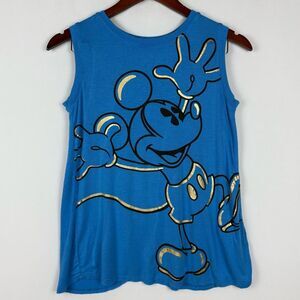 Disney Mickey Mouse Sleeveless Split Back Top